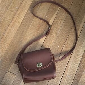 Brown Leather Crossbody Bag